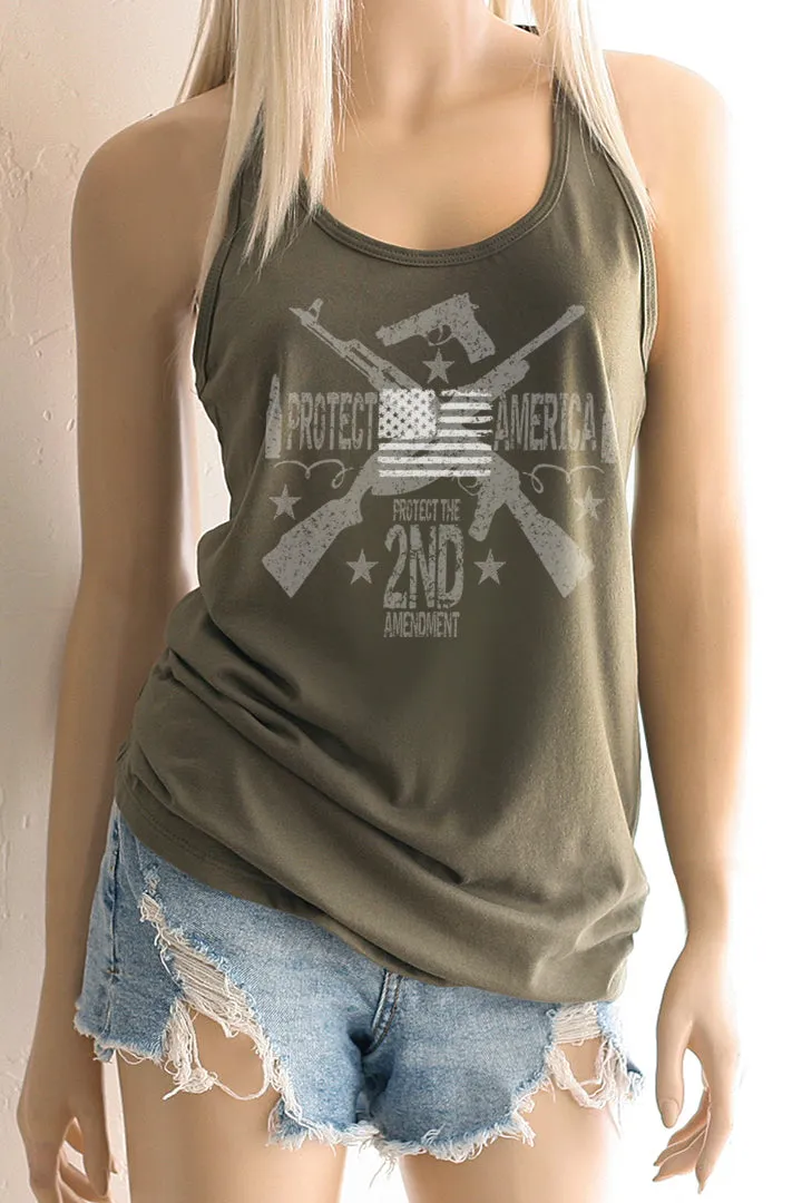 2nd Amendment Racerback Tank Top