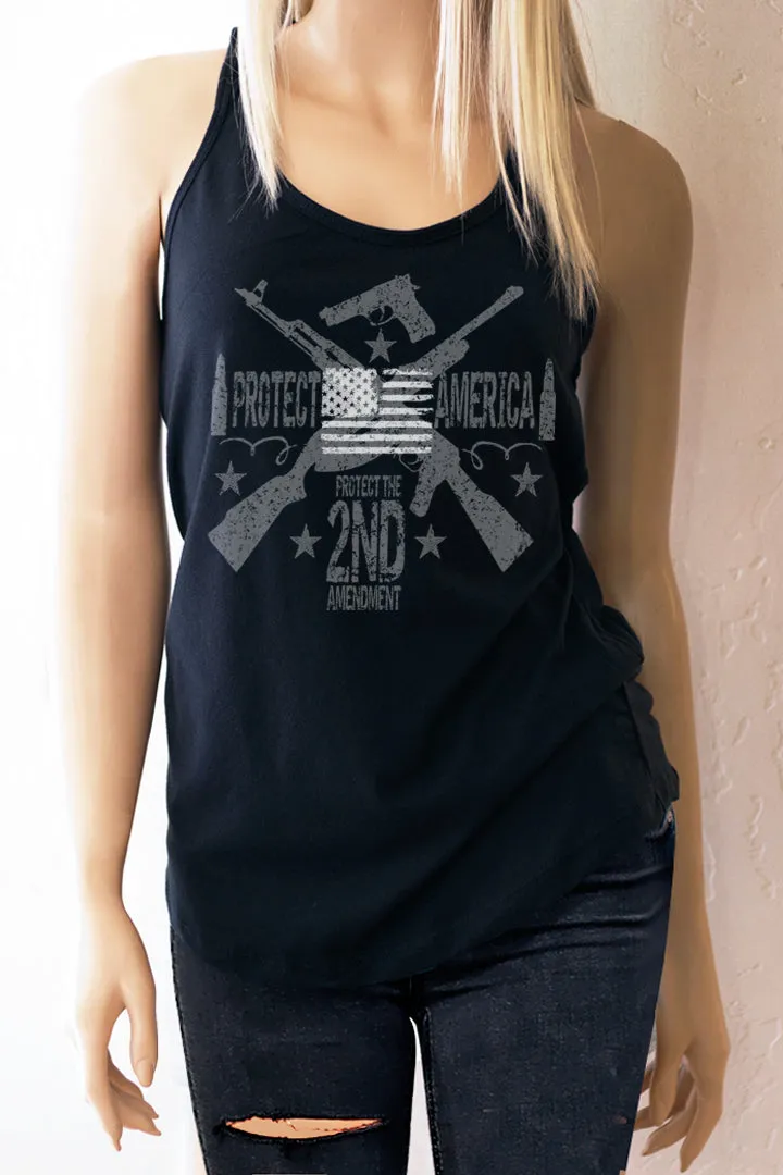 2nd Amendment Racerback Tank Top