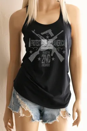 2nd Amendment Racerback Tank Top