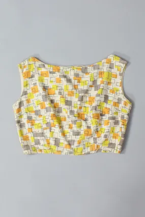 50s Popsicle Crop Top L