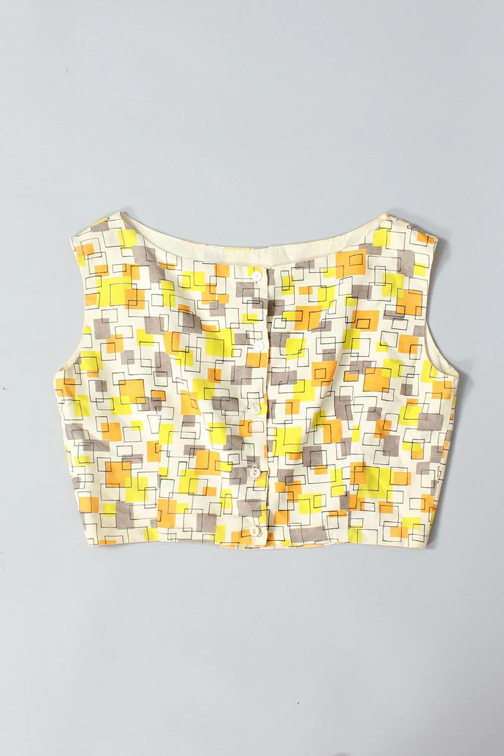 50s Popsicle Crop Top L