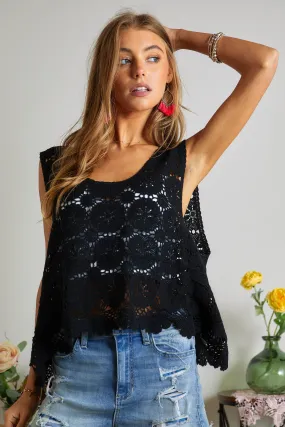 Adora Crochet One Size Tank Top