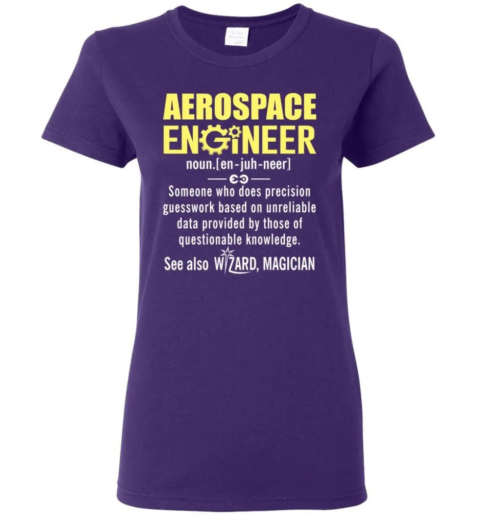 Aerospace Engineer Definition Women Tee