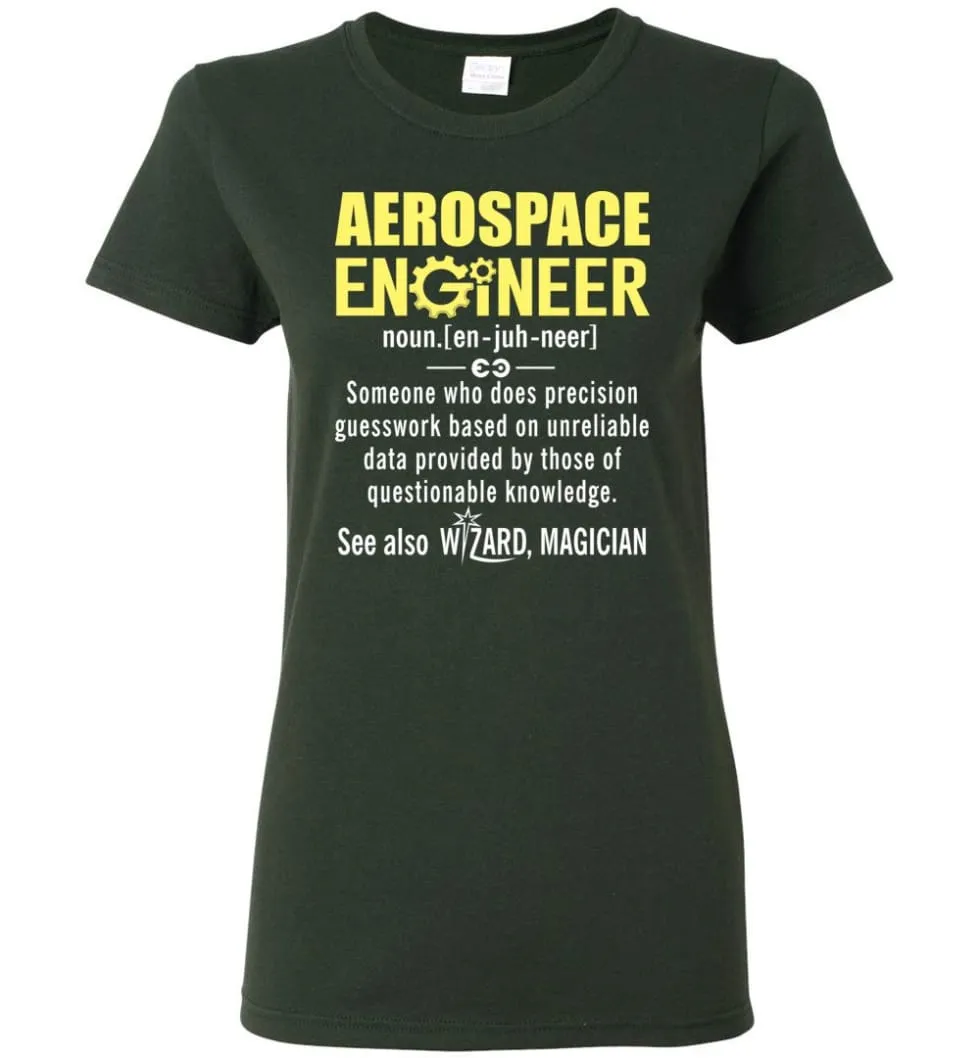 Aerospace Engineer Definition Women Tee