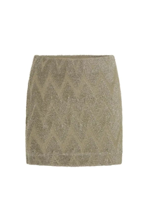 Aretz Mini Skirt Champagne