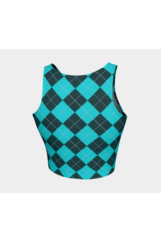 Argyle Angel Athletic Crop Top