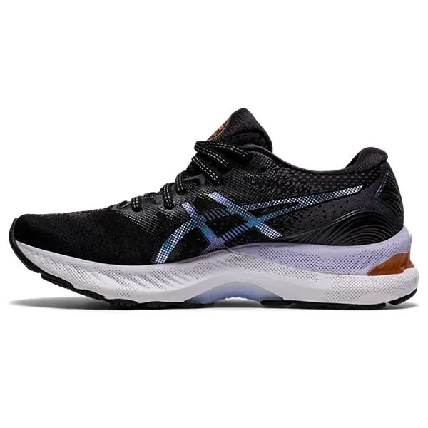 Womens Asics Gel Nimbus 23 Running Shoes in Black and Grey