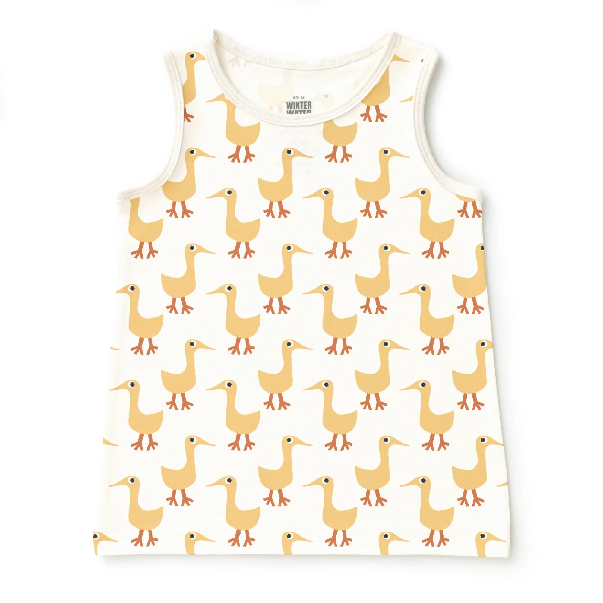 Baby Tank Top - Ducks Yellow