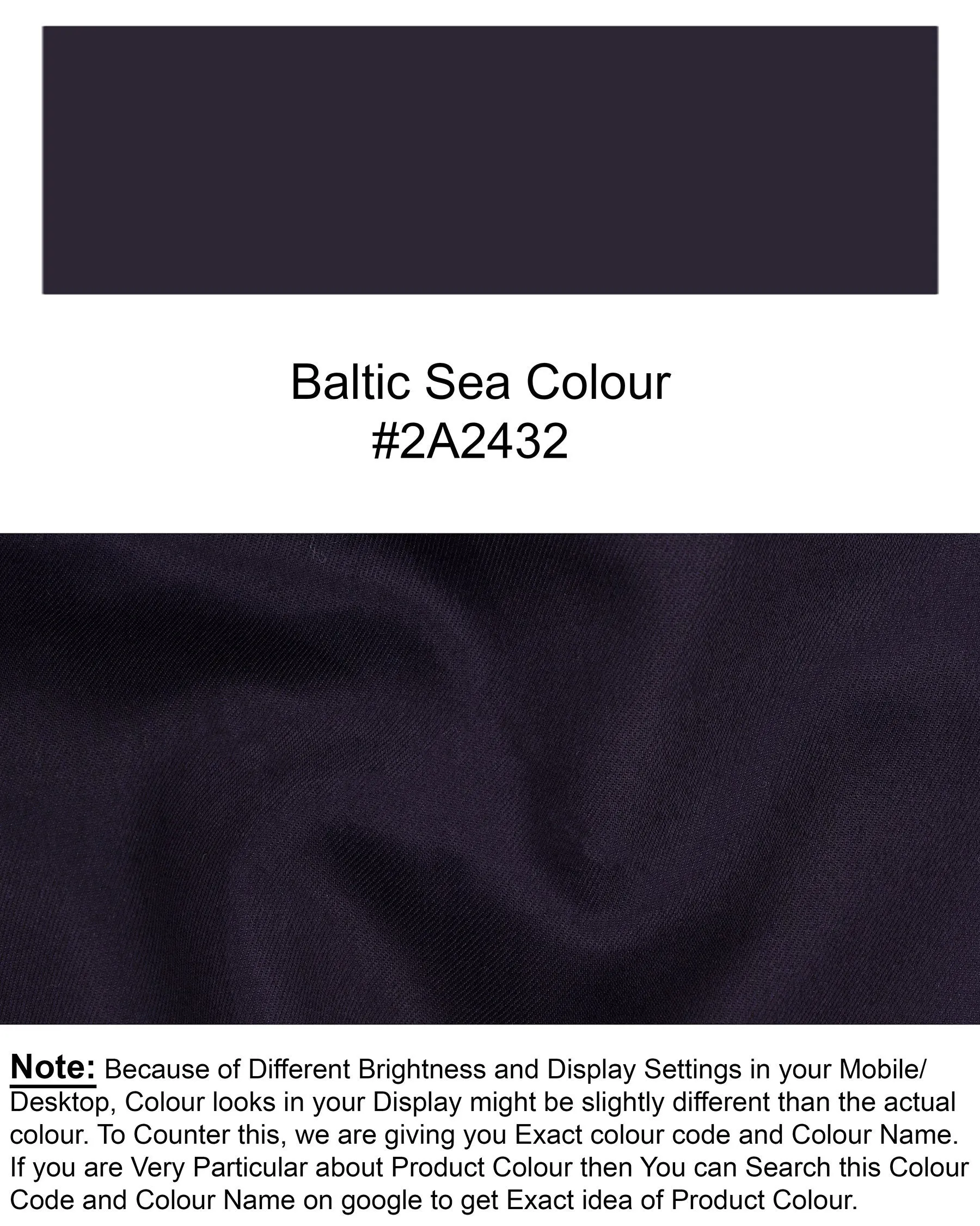 Baltic Sea Cross Placket Premium Cotton Bandhgala Blazer