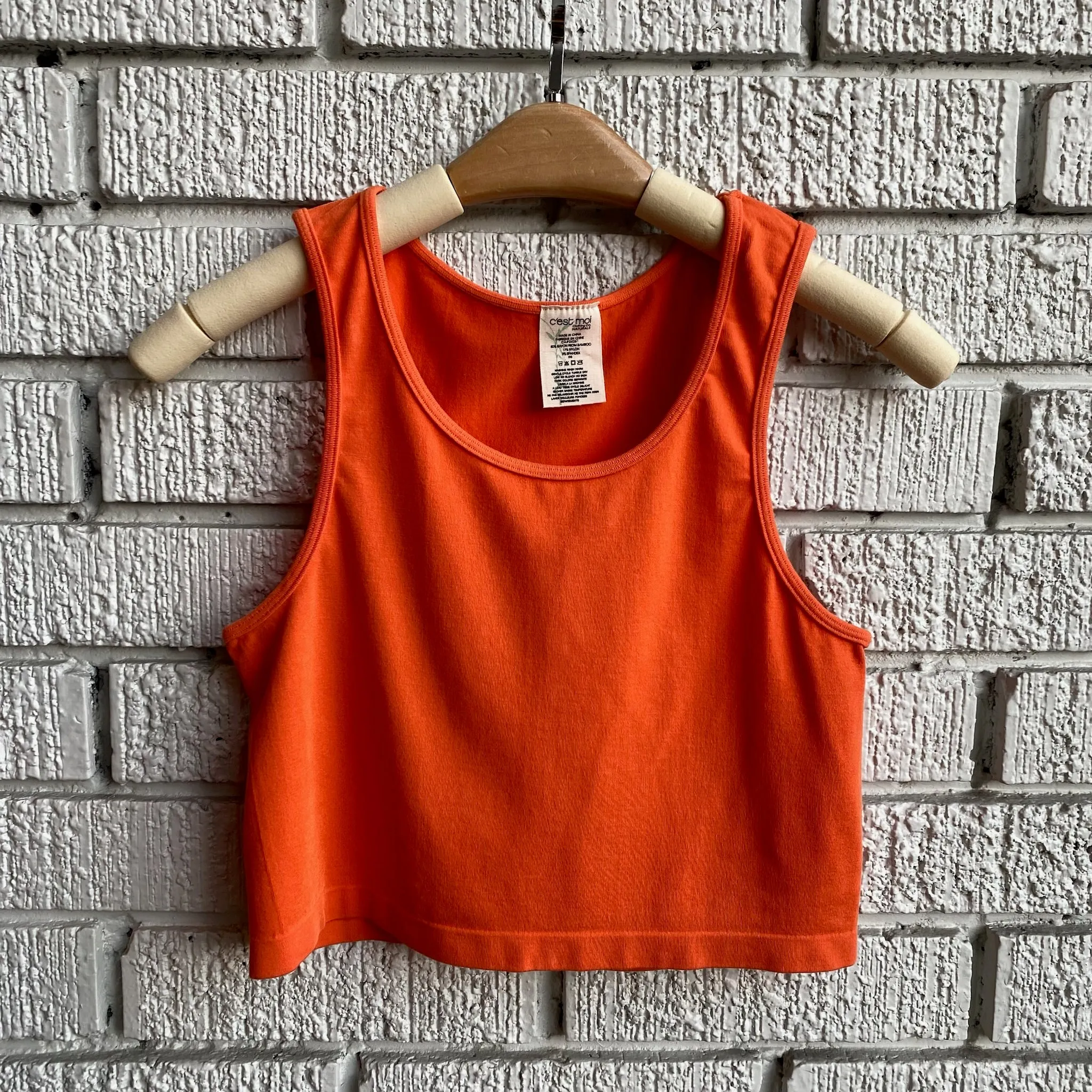 Bamboo Crop Tank Top