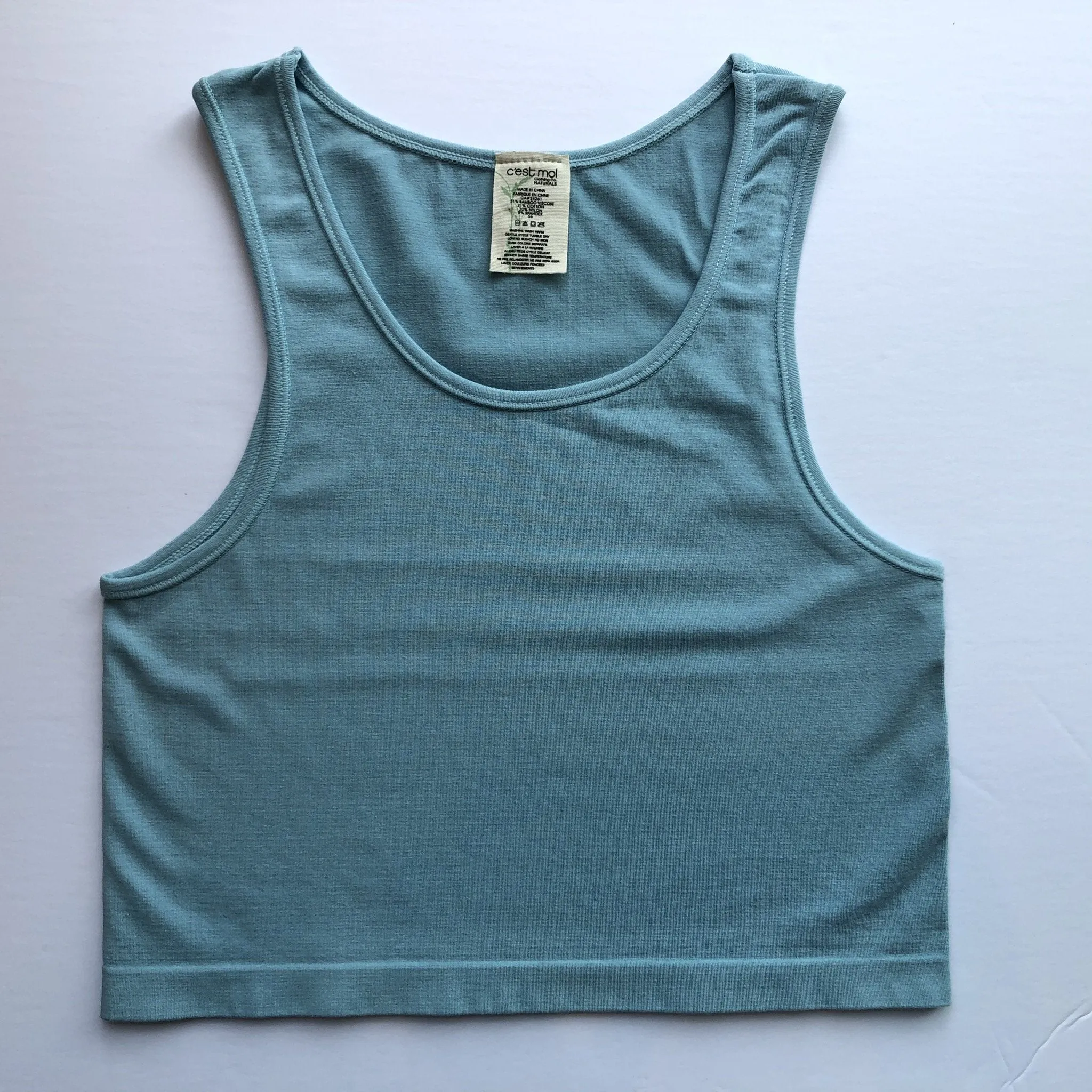 Bamboo Crop Tank Top