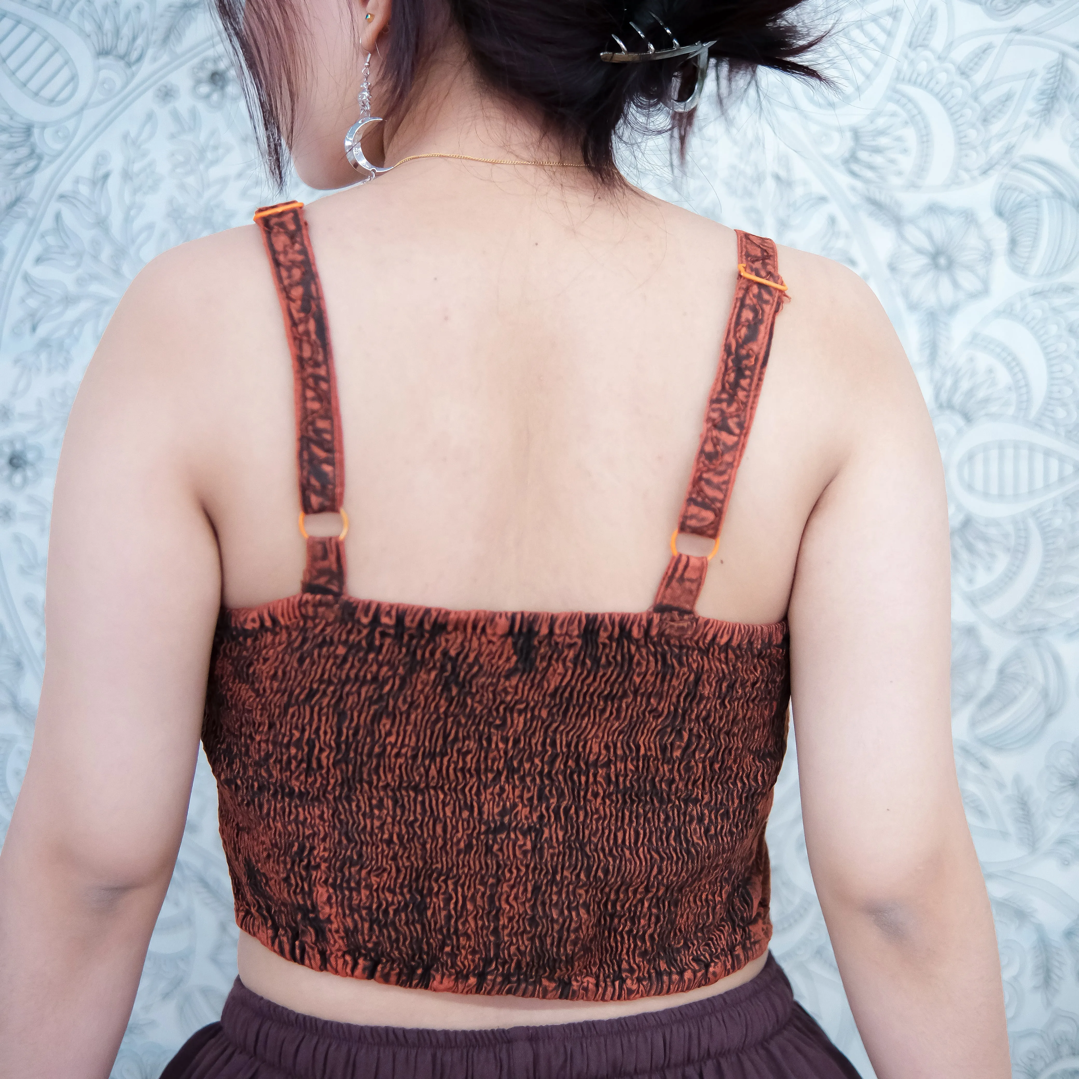 Batik Pixie Cotton Crop Top