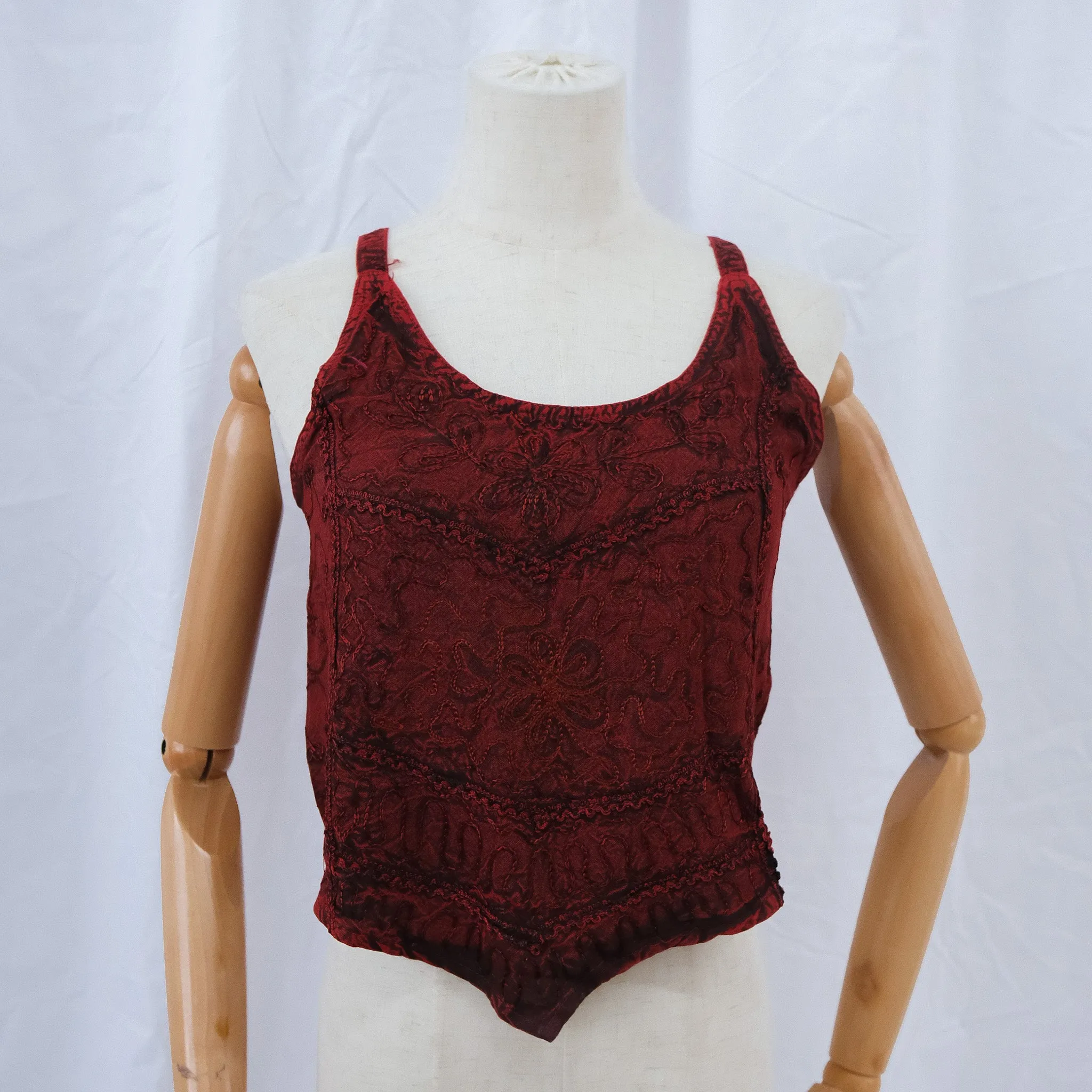 Batik Pixie Cotton Crop Top