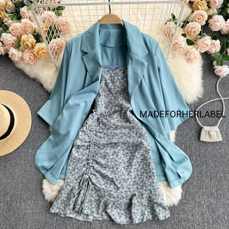 Berrin Dress With Blazer