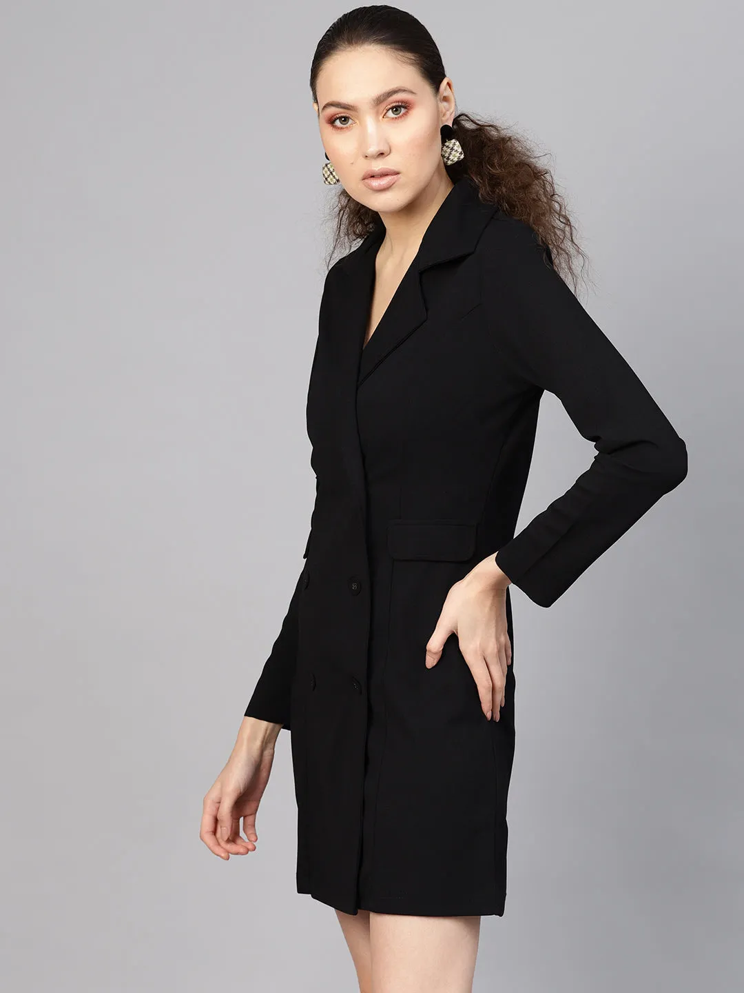 Black Blazer Dress