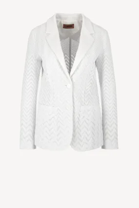 Blazer in Brilliant White