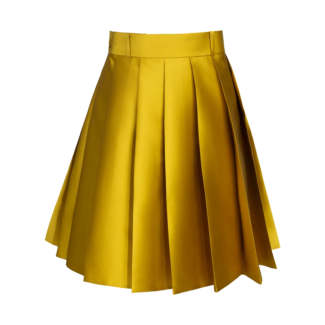 Box Pleated Skirt