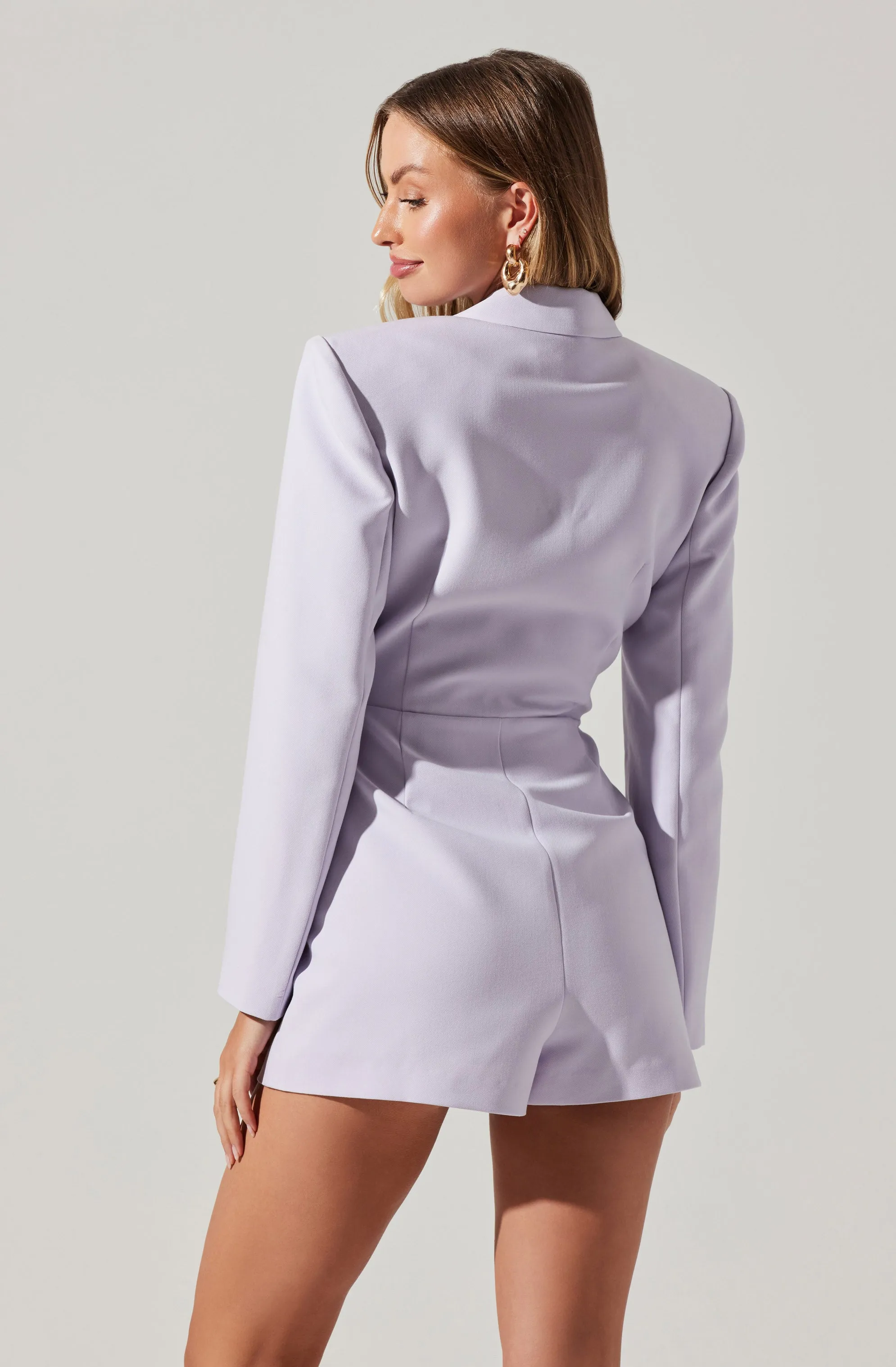 Callista Fitted Blazer Romper