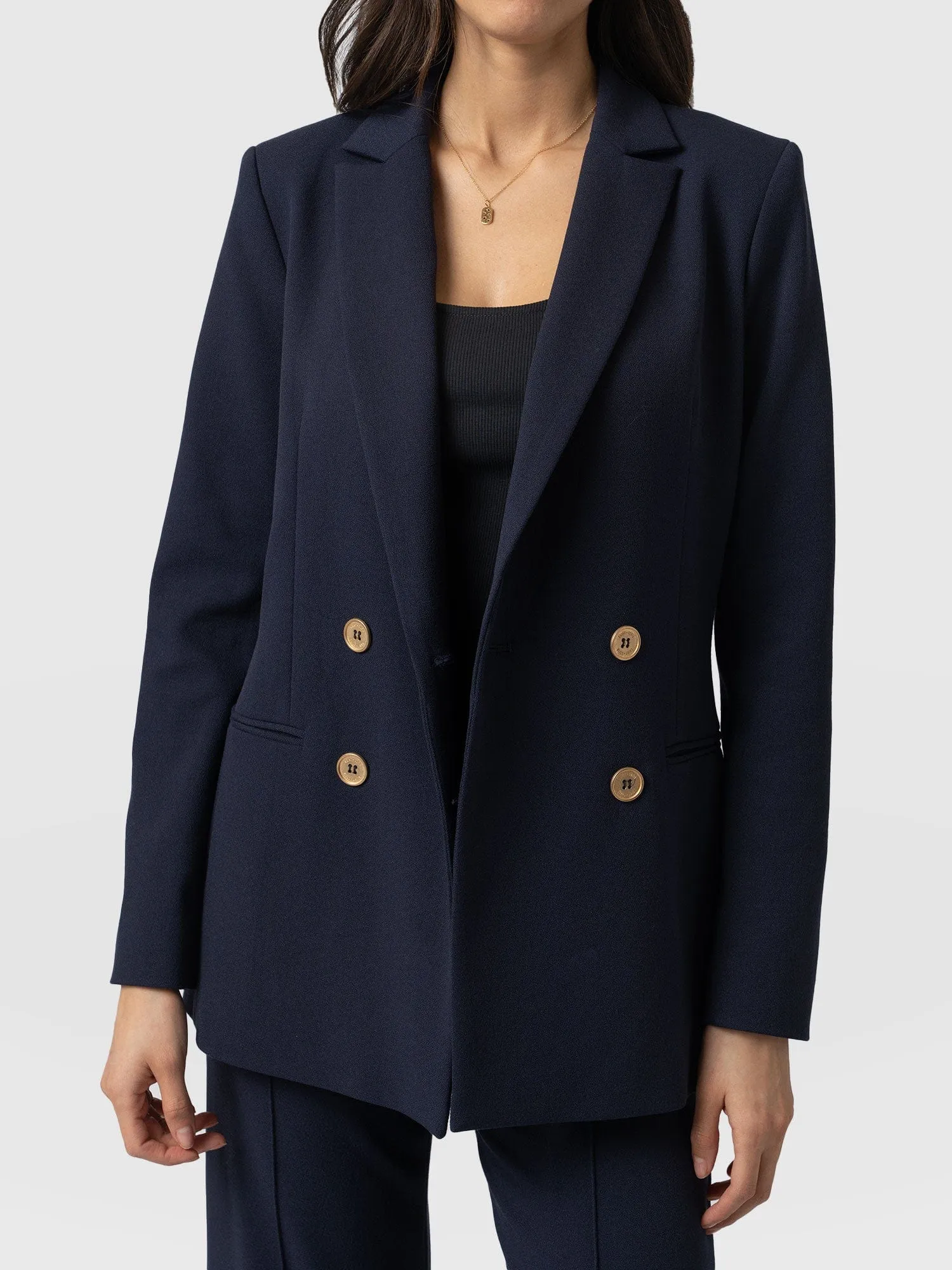 Cambridge Blazer - Navy Crepe