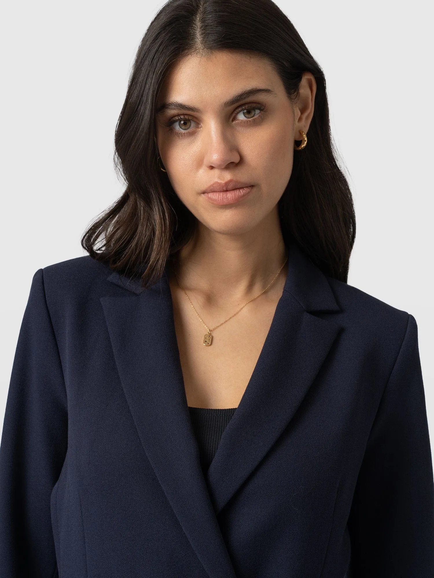 Cambridge Blazer - Navy Crepe