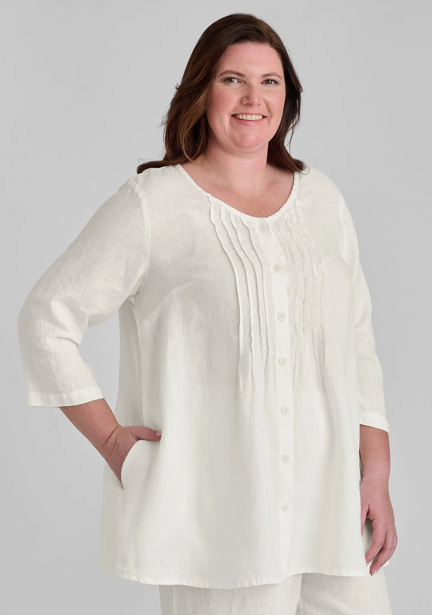 Celebration Blouse - Linen Blouse