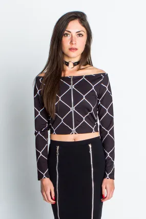 Chain Link Crop Top