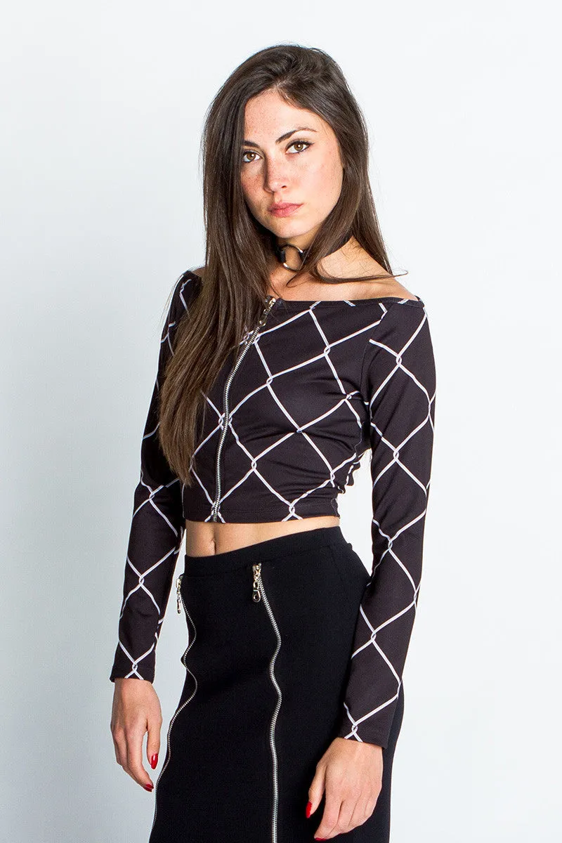 Chain Link Crop Top