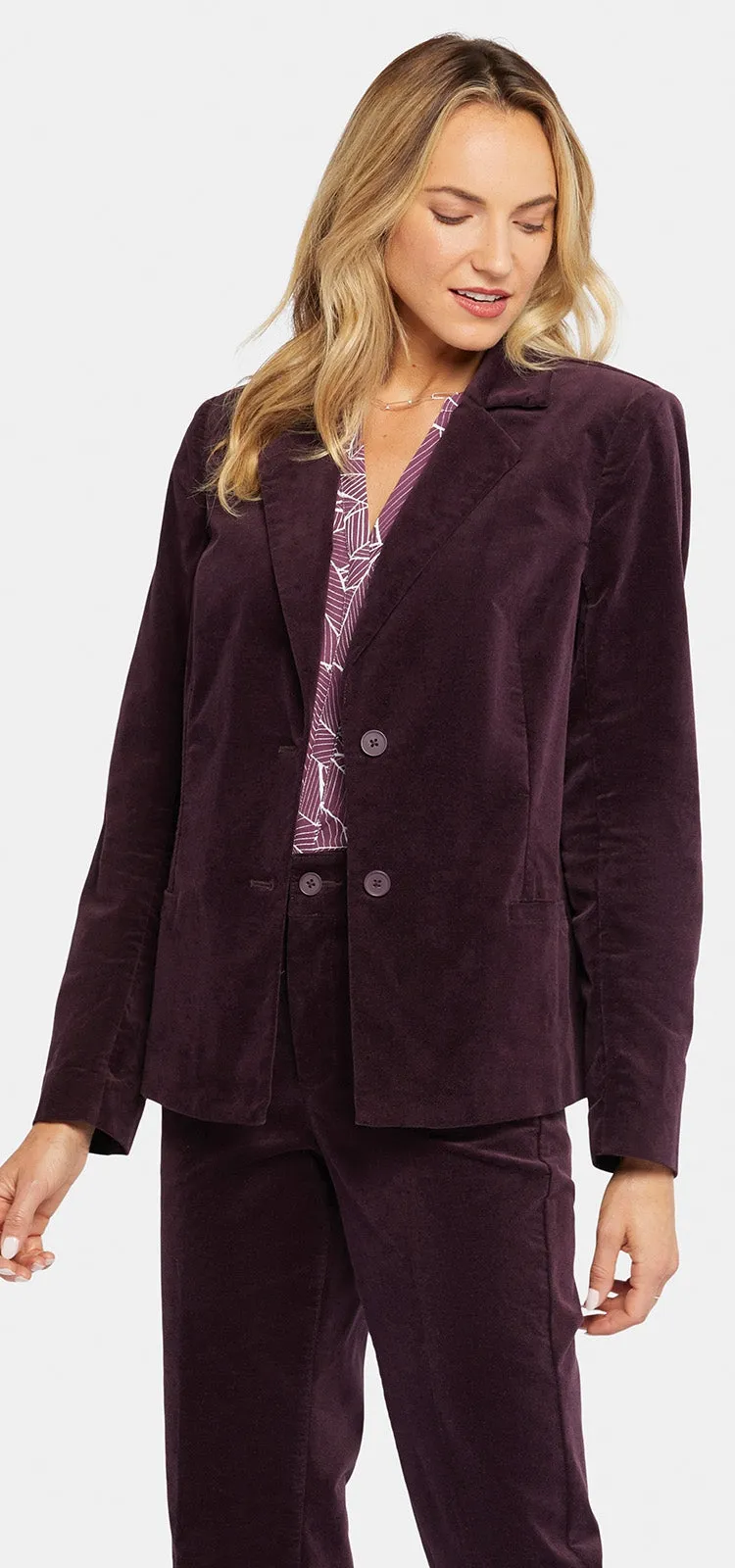 Classic Blazer Paars | Eggplant