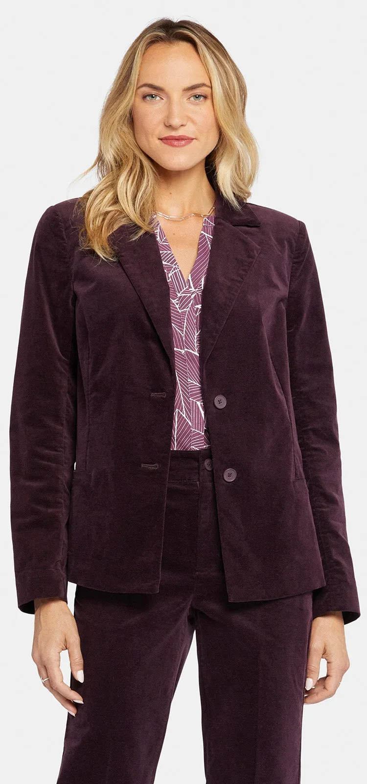 Classic Blazer Paars | Eggplant