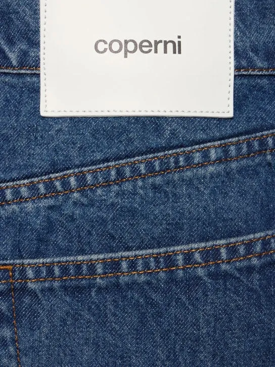 COPJ24252 Denim wrap skirt