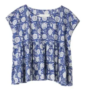 Cotton floral blouse