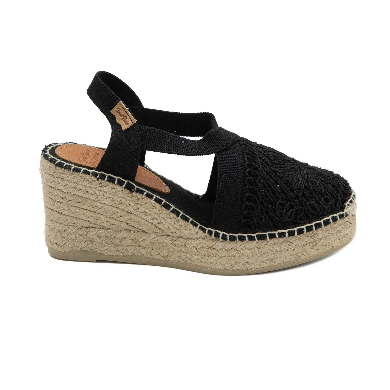 Crochet Fabric Wedges Espadrille For Women - Thalia