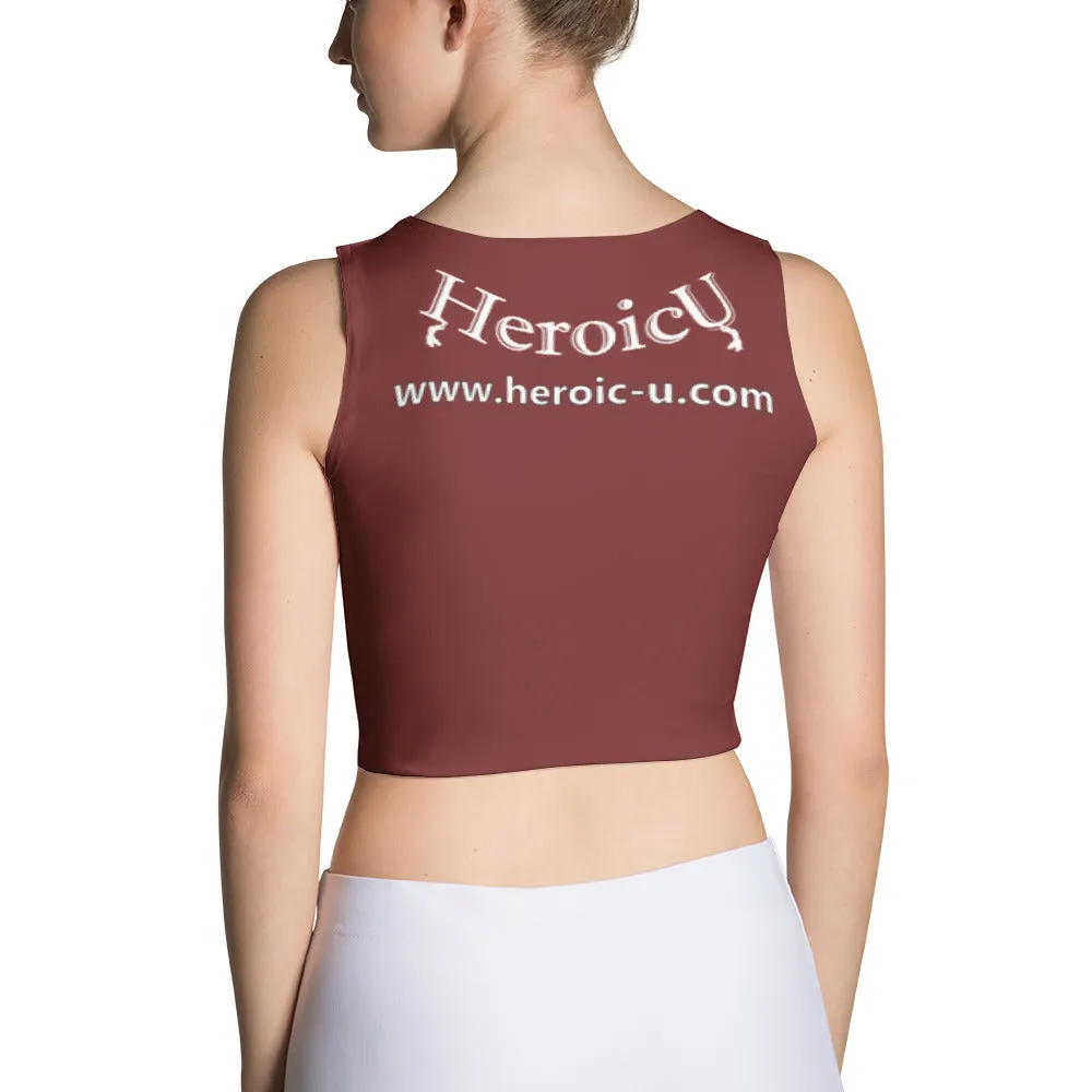 Crop Top Awesome Burgundy