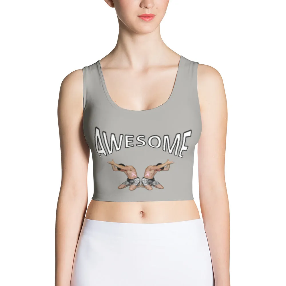 Crop Top Awesome Gray