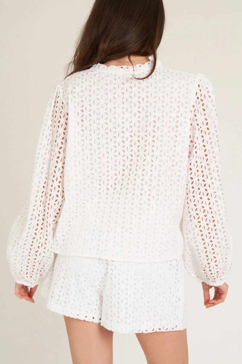 Elli Eyelet Blouse