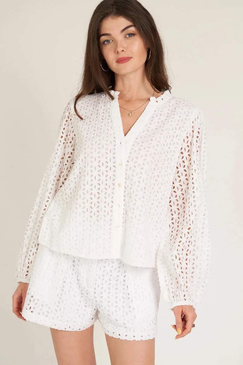 Elli Eyelet Blouse