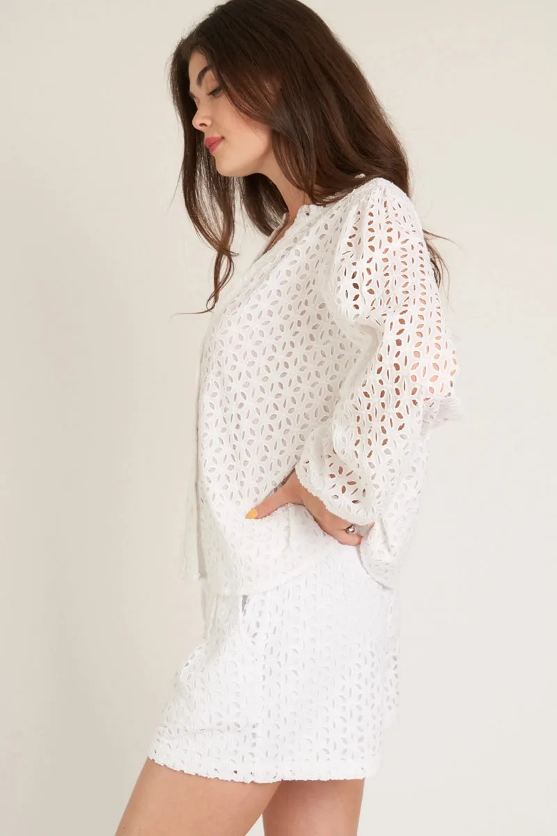 Elli Eyelet Blouse