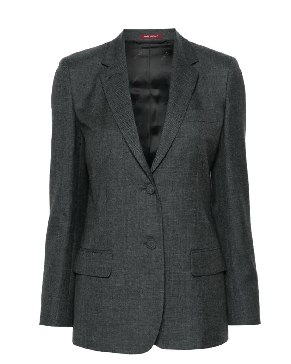 ENGLISH GRISAILLE WOOL BLAZER