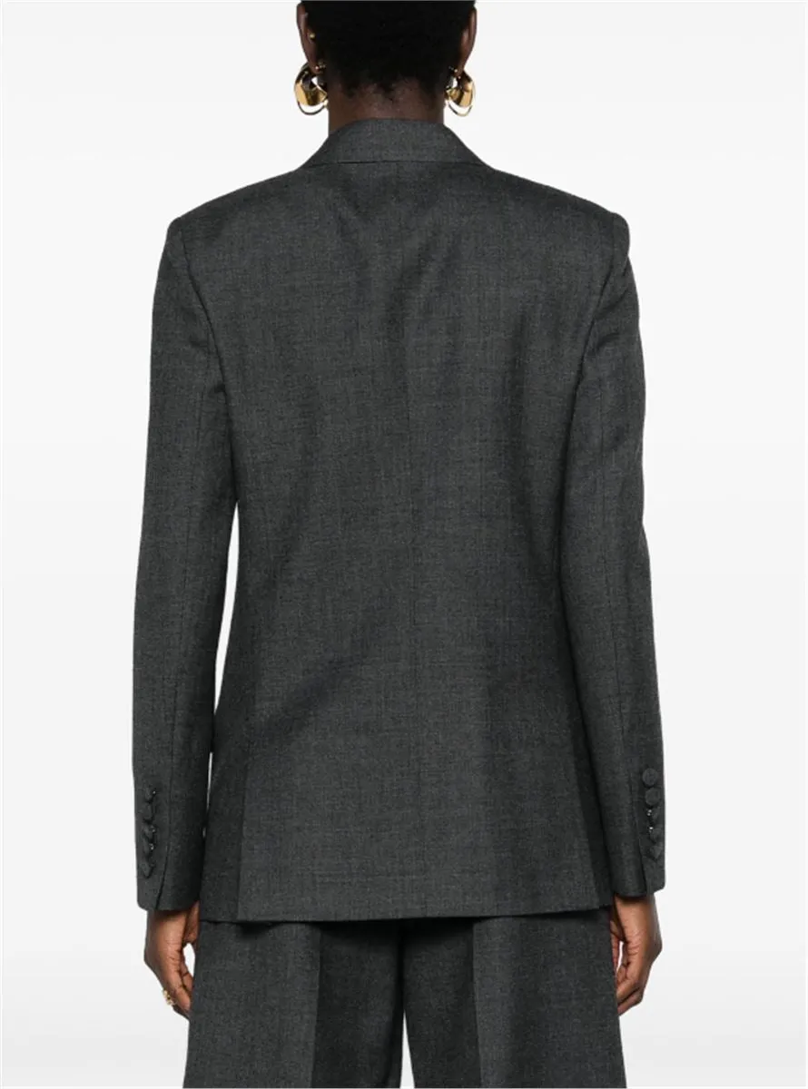 ENGLISH GRISAILLE WOOL BLAZER