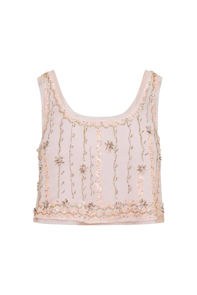 Embellished Ensor Crop Top for Women