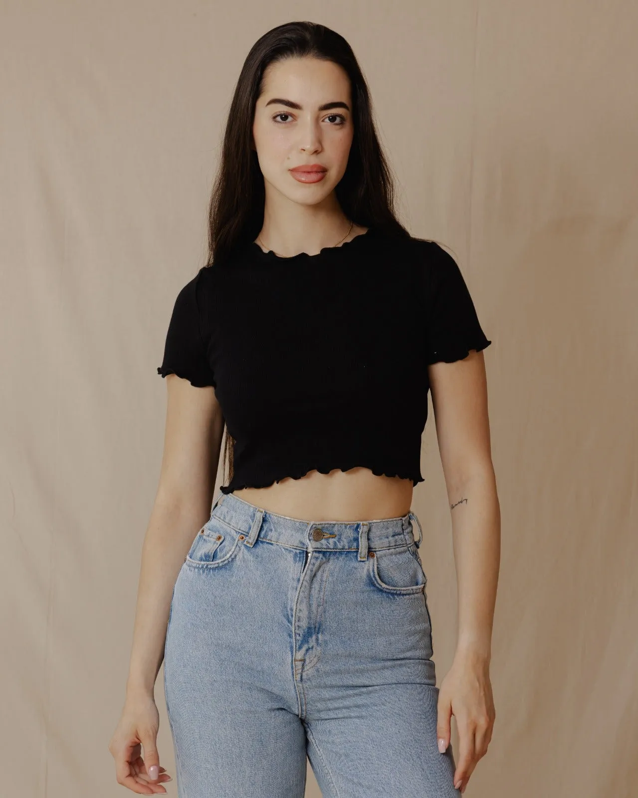 Everyday Crop Top Black