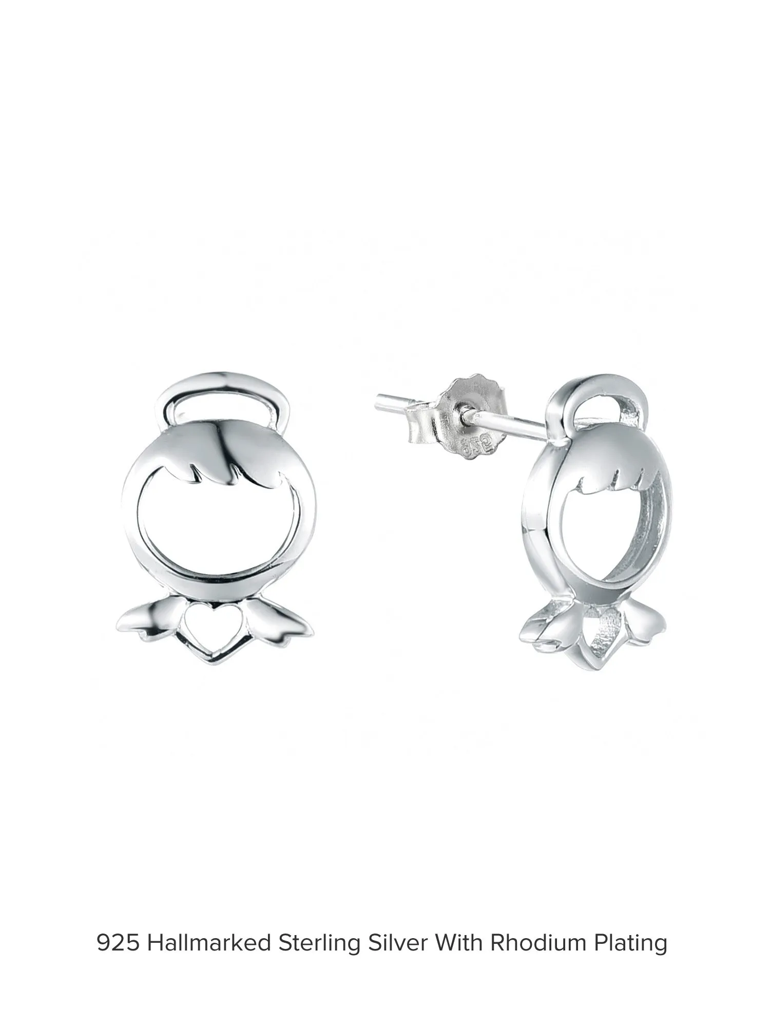 Fish Design Silver Earrings For Women