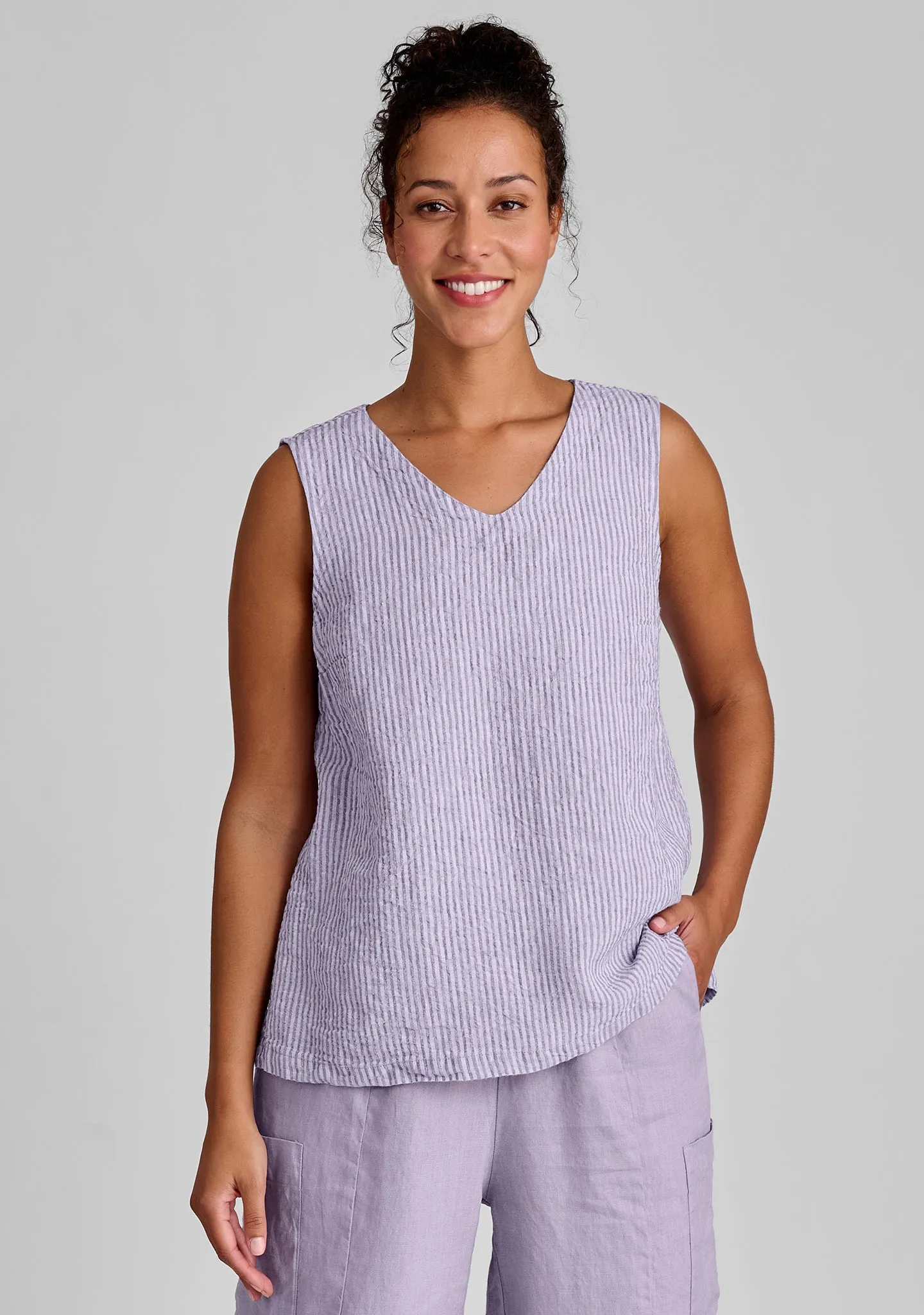 Gem Tank - Linen Tank Top