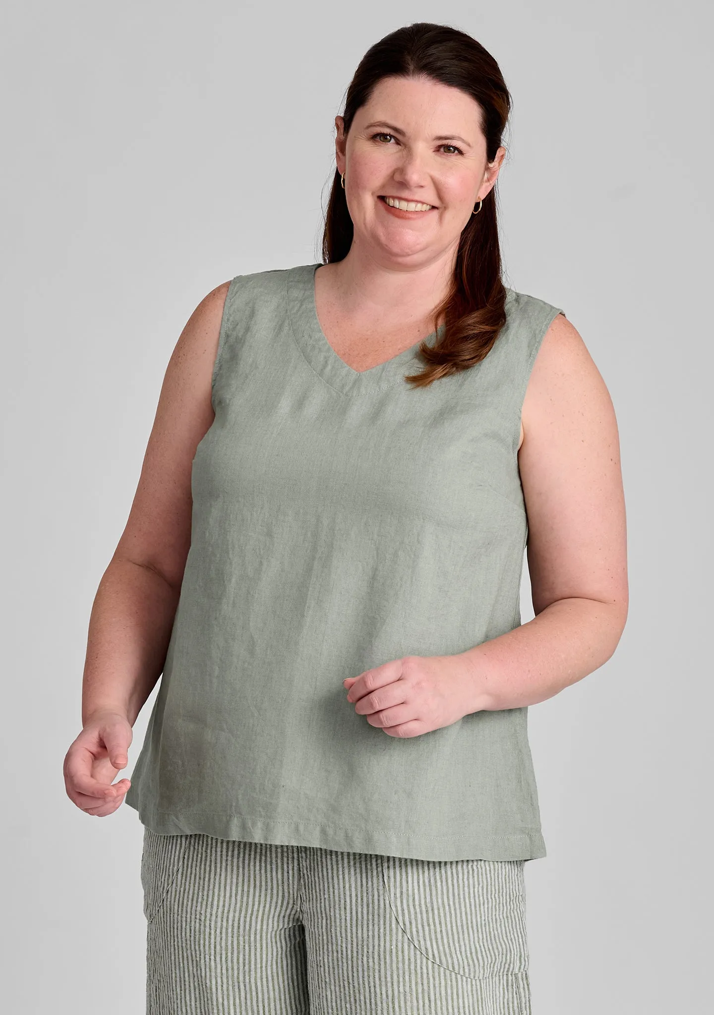 Gem Tank - Linen Tank Top