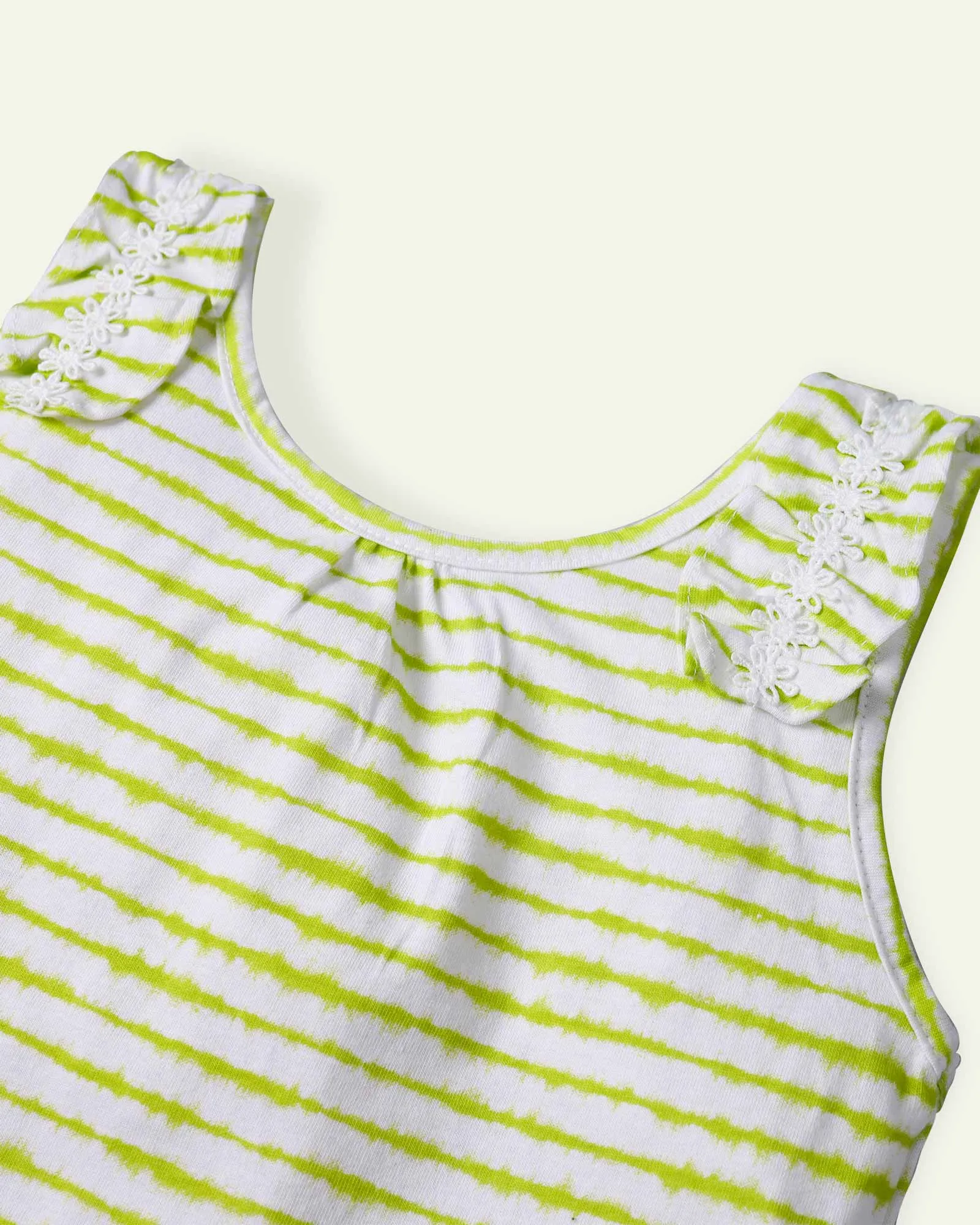 Green Striped Tank Top