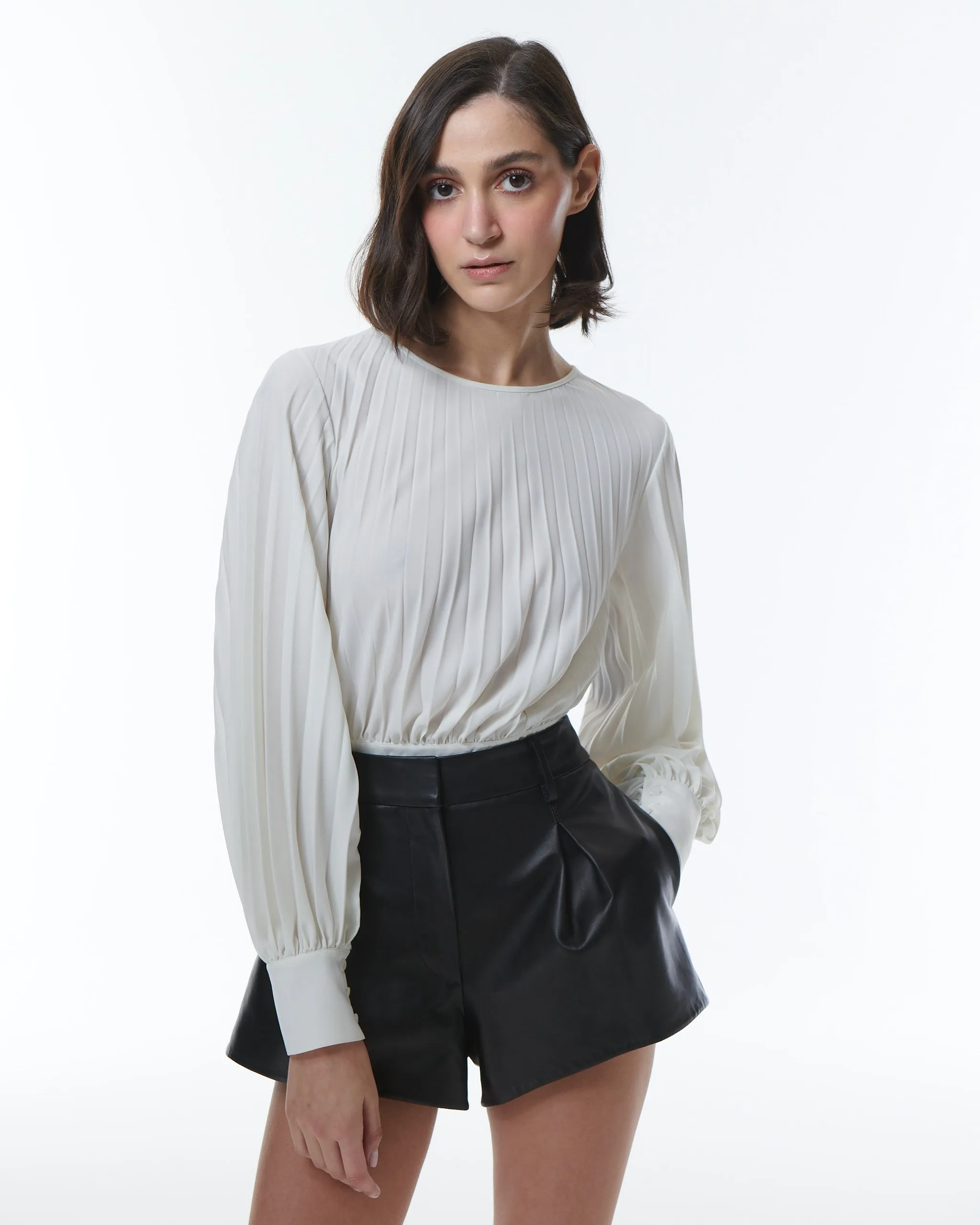 Idalia Pleated Blouse