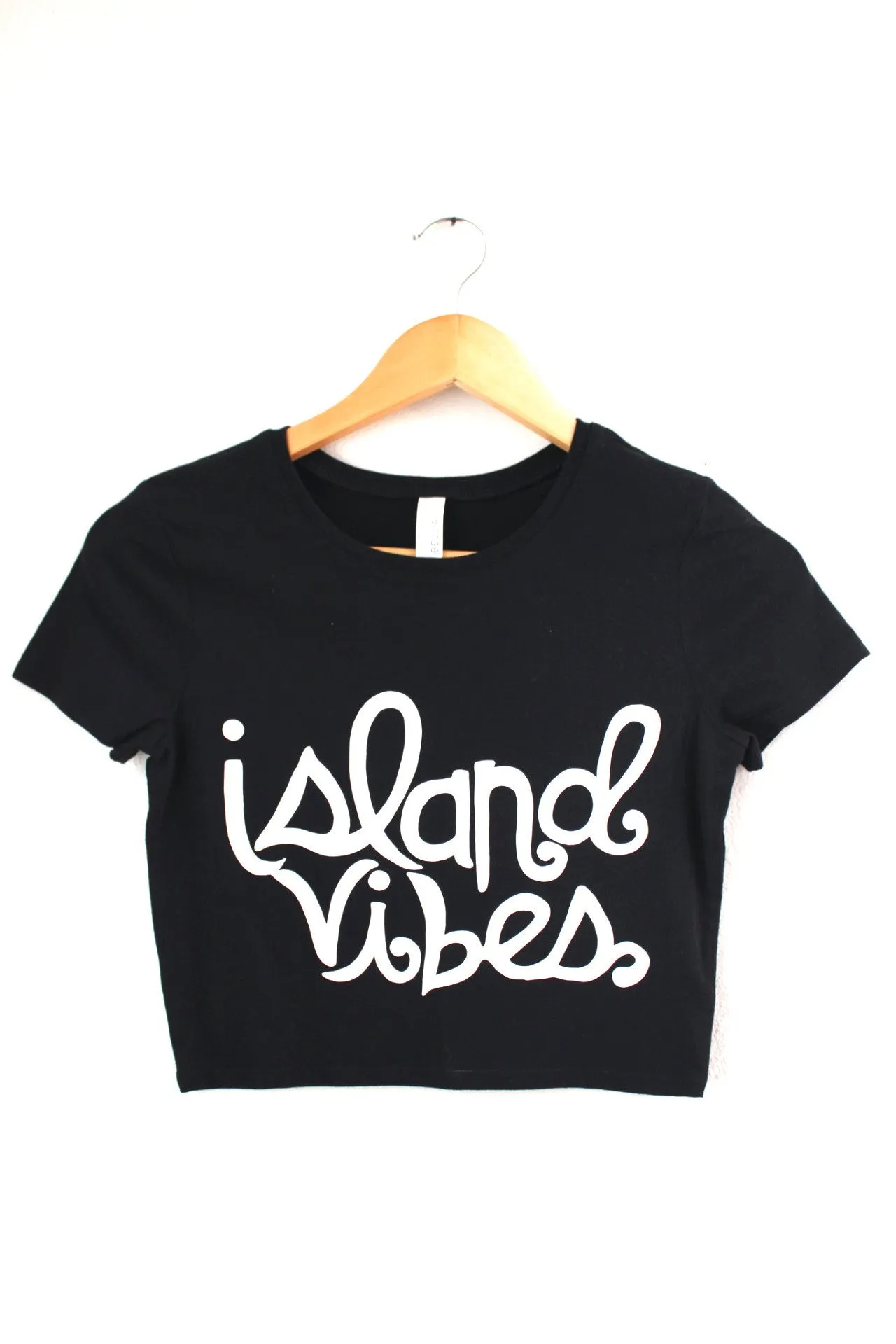 Island Vibes Graphic Crop Top