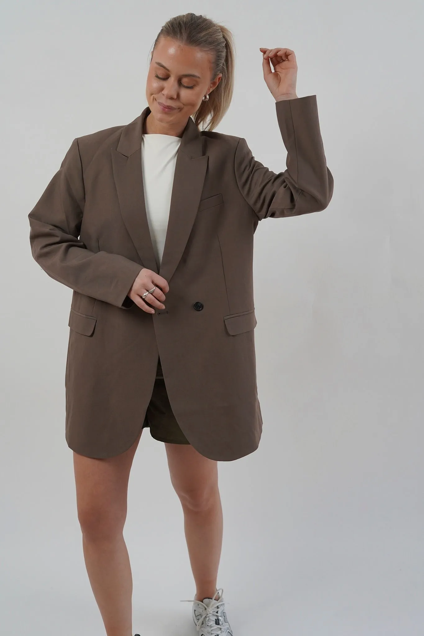 JXMary Blazer - Brun