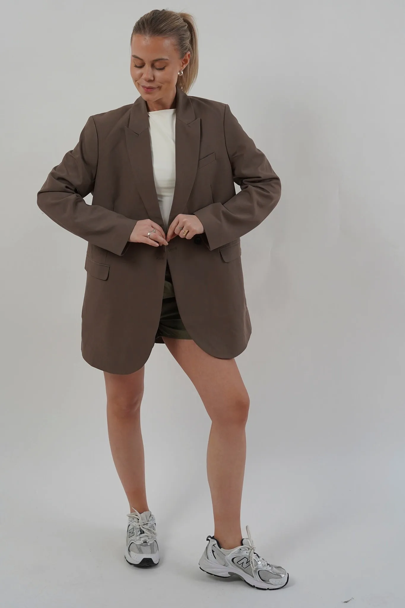 JXMary Blazer - Brun