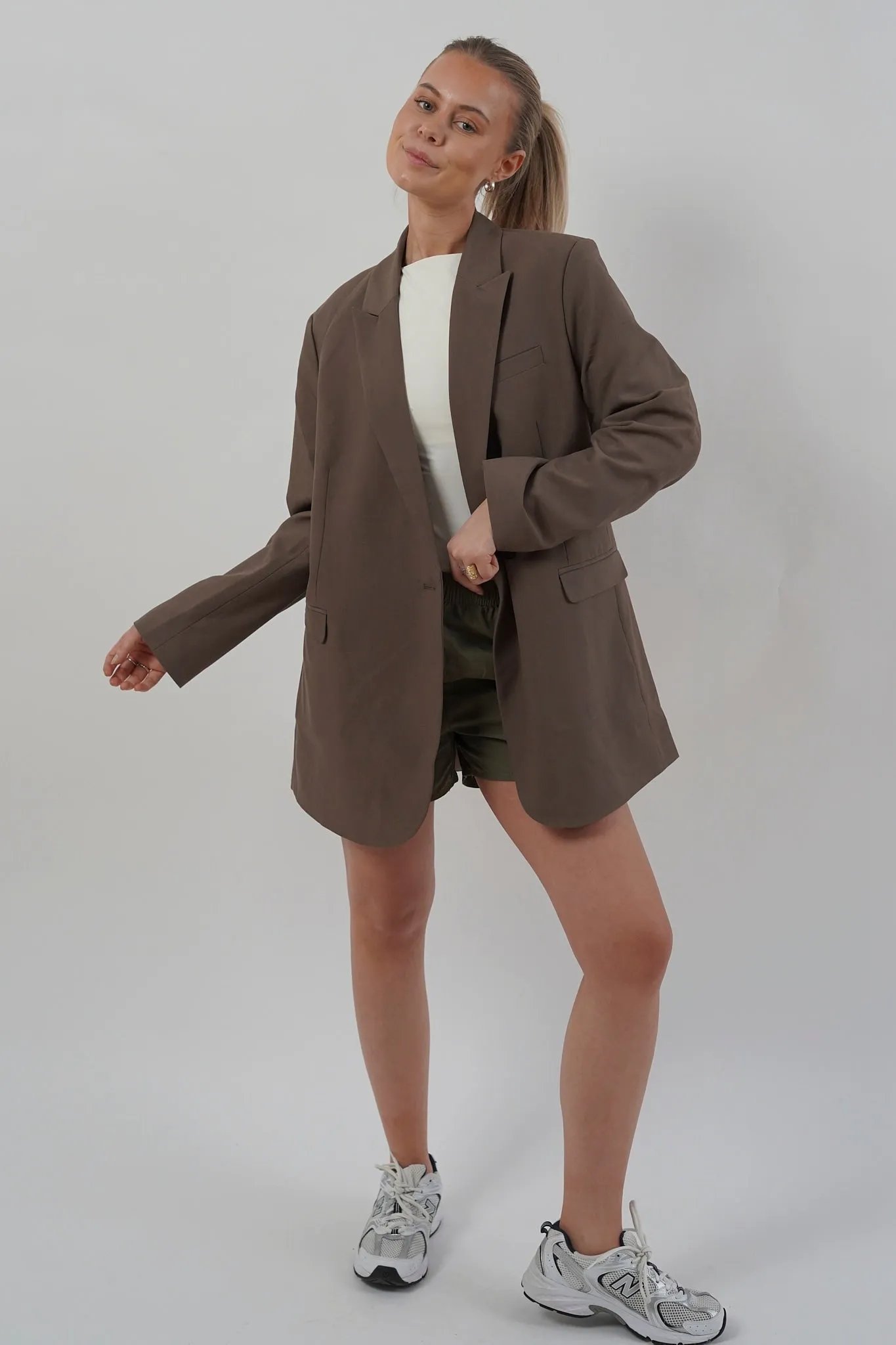 JXMary Blazer - Brun